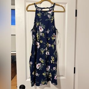 Nine Britton Navy Floral Dress